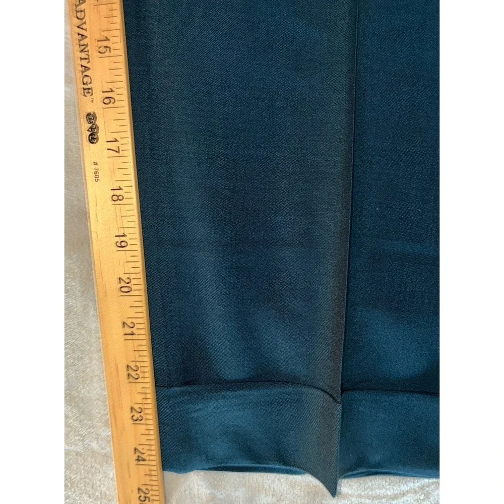 Gucci Uniform Suit Men's 44 Green Wool Mohair Double Breasted *altered, pants 46